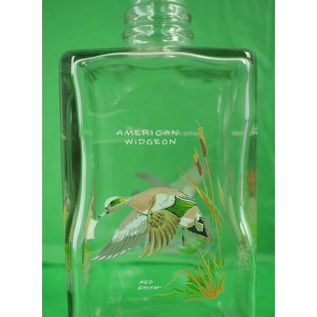 Traditional Pair X c.z. Guest Estate 'Gamebird' Decanters Hand-Painted by Ned Smith For Sale - Image 3 of 11