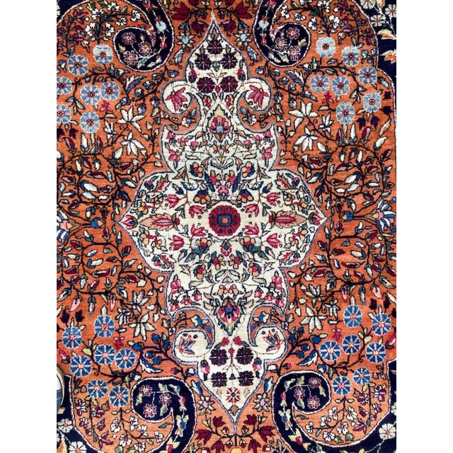Antique Kirman Lavar Rug in Wool, 1890s For Sale - Image 10 of 18
