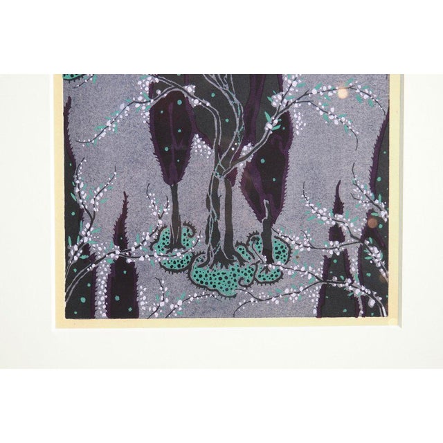 Antique Woodcut in the Style of Matisse, 1910s, Set of 3 For Sale - Image 12 of 14