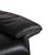 Animal Skin Lugano Leather Armchair in Black with Manual and Reclining Function from Erpo For Sale - Image 7 of 18