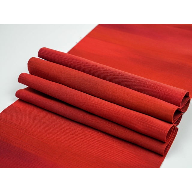Contemporary Japanese Ceremonial Silk Table Runner by Renaras For Sale - Image 3 of 6
