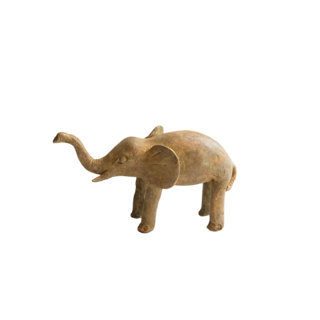 Vintage African Elephant Sculpture For Sale In New York - Image 6 of 6