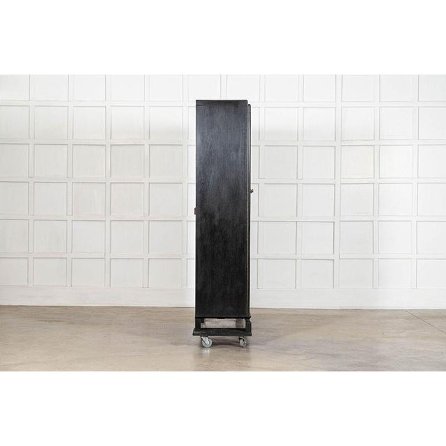 19th Century French Ebonised Fruitwood Glazed Vitrines, 1920 For Sale - Image 3 of 18