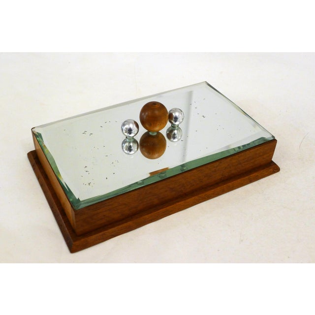 Large Art Deco Box with Ball Handles by Jacques Adnet, 1950s For Sale - Image 17 of 17
