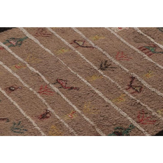 Rug & Kilim Vintage Turkish Kars Pictorial Rug With Tribal Animal Motifs - Rug & Kilim For Sale - Image 4 of 10