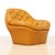 Sculptural 1970s Tufted Camel Lounge Chair & Sofa Set For Sale - Image 4 of 18