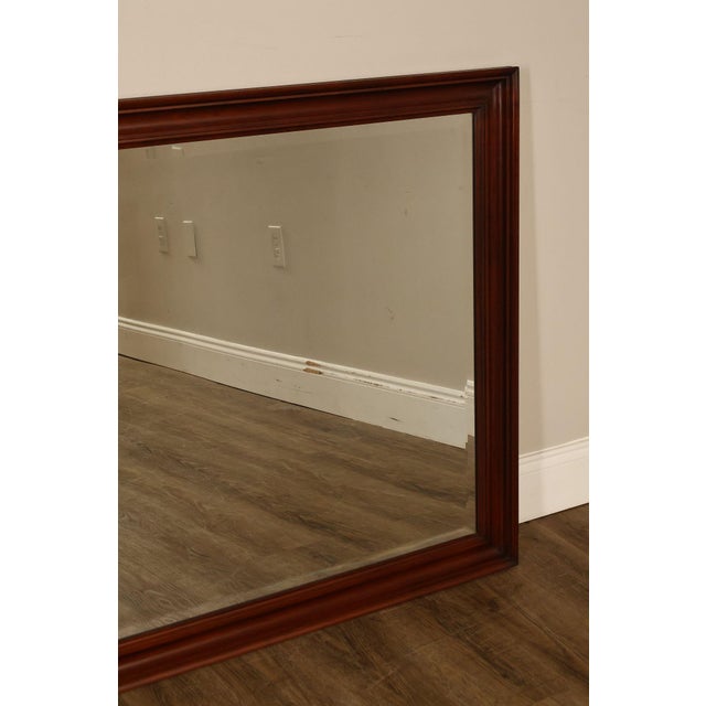 Wood Late 20th Century Henkel Harris Traditional Cherry Dresser Mirror For Sale - Image 7 of 18
