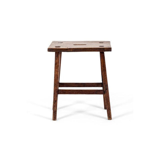 Oak Stool, Early 19th Century For Sale - Image 4 of 13