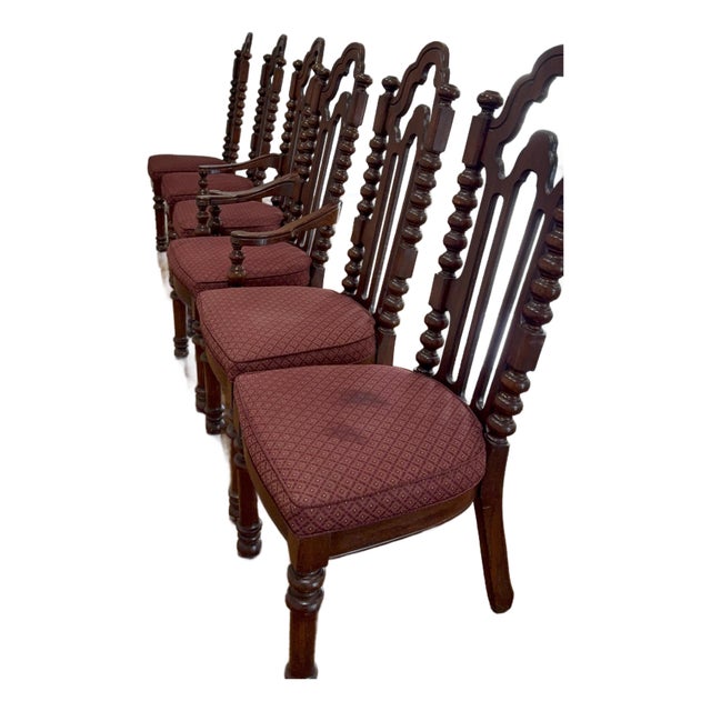 French Renaissance Style Oak Dining Chairs, (circa 1880-1900). For Sale