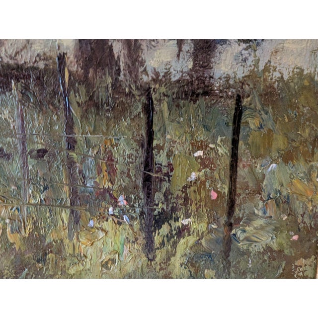 Green 1950s South African Christopher Tugwell Oil Painting For Sale - Image 8 of 15