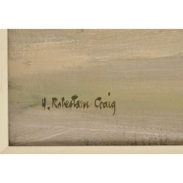 Henry Robertson Craig, Arrival Parade of the President of Senegal in Paris, on the Champs-Élysées, 1960s, Oil Painting on Canvas For Sale - Image 3 of 7