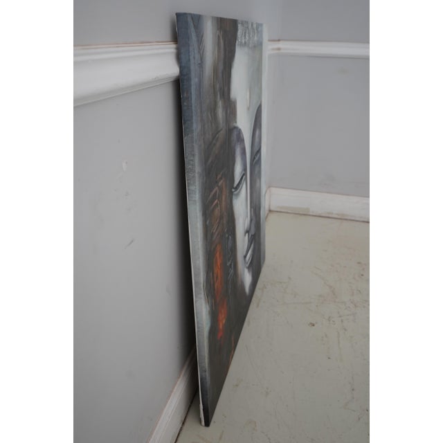 Age: Approx: 20 Years Old Details: Great For Modern & Mid Century Decor UnFramed Oil Painting On Canvas Offered @ Fraction...