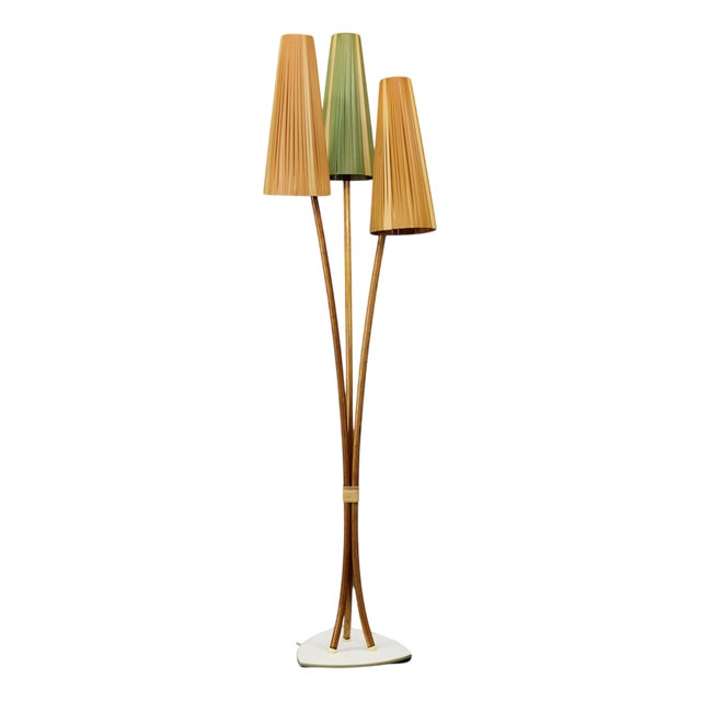 Mid-Century Modern Floor Lamp from PGH Leuchtenbau, East Germany, 1960s For Sale