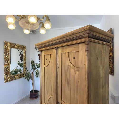 Wilhelminian Wood Farmhouse Cupboard For Sale - Image 5 of 18
