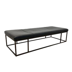 Mitchell Gold + Bob Williams Carmen Leather Cocktail Ottoman or Museum Bench