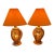 Vintage Oak Lamps by Anthony California - Pair For Sale