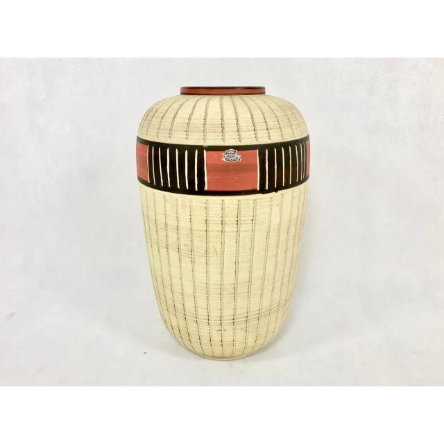 Large Ceramic Floor Vase from Bay Keramik, 1960s For Sale - Image 6 of 6