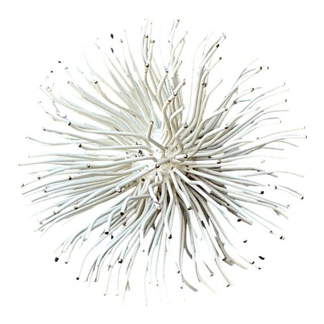 Vintage Metal Wire Form Sculptural Sphere For Sale