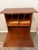 Signature Harvey Ellis inlays line the front of this Stickley Organizer, crafted in classic Mission style. Holds a laptop...