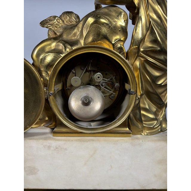 Stone Beautiful Louis XVI period clock "Altar of Venus" 18th century For Sale - Image 7 of 12