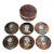 Early 20th Century Set of 6 Drinks Coasters in Box For Sale