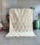 Authentic Beni Ouarain Rug – Handmade Moroccan Wool Rug – Large Berber Carpet – Ivory & Black Diamond Pattern Rug Size 200...