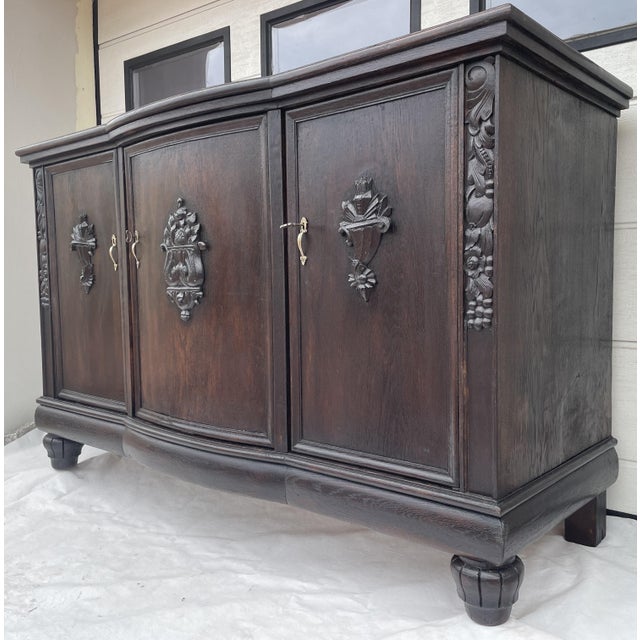 Wood Antique Neo-Renaissance Buffet from Befos, 1890 For Sale - Image 7 of 18