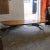 Metal Antler Legged Coffee Table with Oak Top, 1990s For Sale - Image 5 of 10