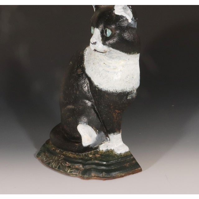 Black American Cast Iron Model of a Cat For Sale - Image 8 of 8