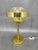 Rare space age table lamp from 1970s czechoslovakia, produced in kamenický šenov. The design features a distinctive yellow...