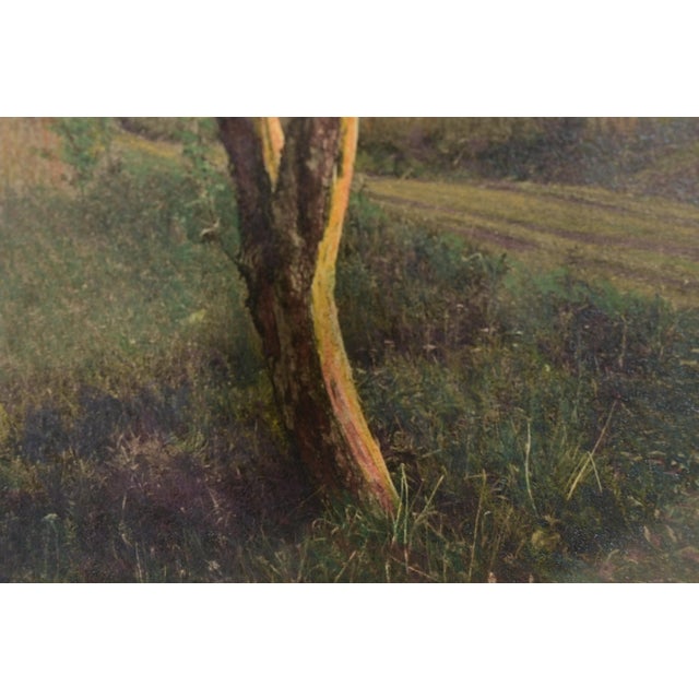 J. Hohenberger Original Artist Signed "In the Valley of Peace" Framed Lithograph For Sale - Image 10 of 13