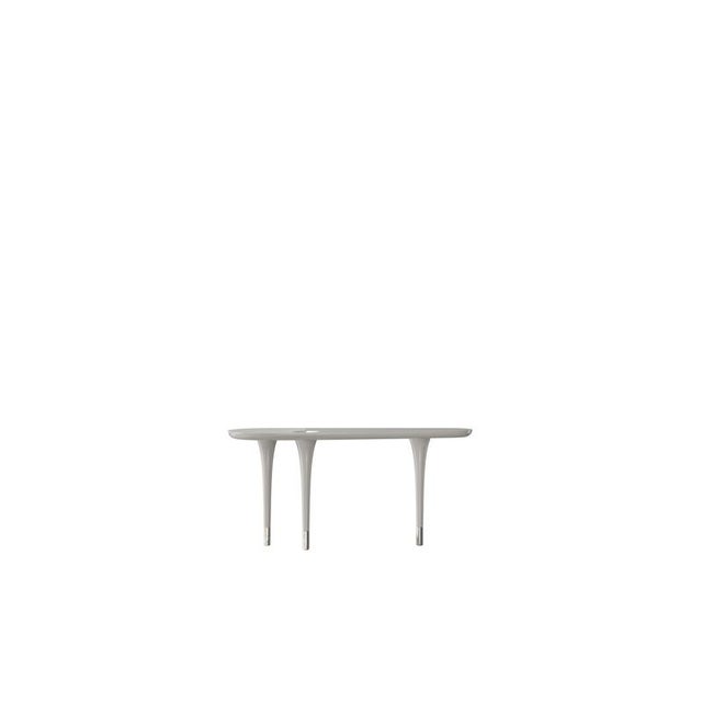 Delphine Console Table with Popular Gray Lacquer Finish by Ultramobili For Sale - Image 4 of 12