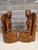 1950s Pair of Mid-Century Balinese Art Deco Mahogany Maiden Bookends – Keradjinan Bali Stamped For Sale - Image 5 of 12