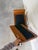Brown Vintage Danish Modern Leather Ottoman in Style of Hans Olsen - Stool Footstool Mid Century Bench For Sale - Image 8 of 9