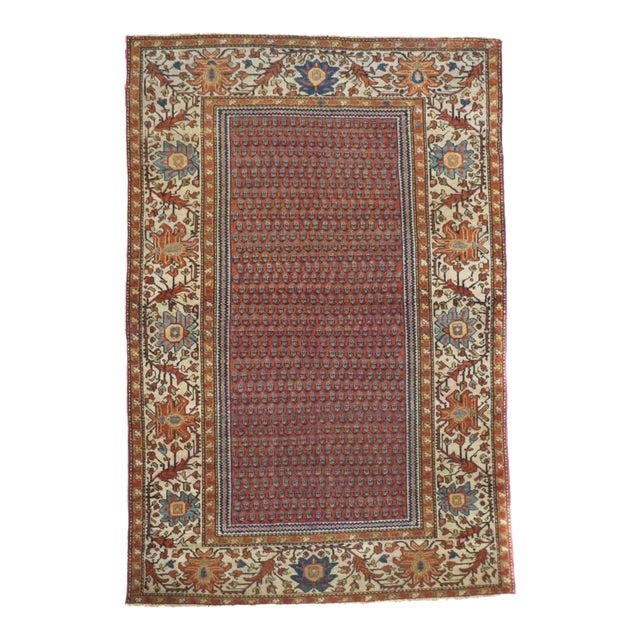 Antique Malayer Rug 4'3'' x 6'3'' For Sale