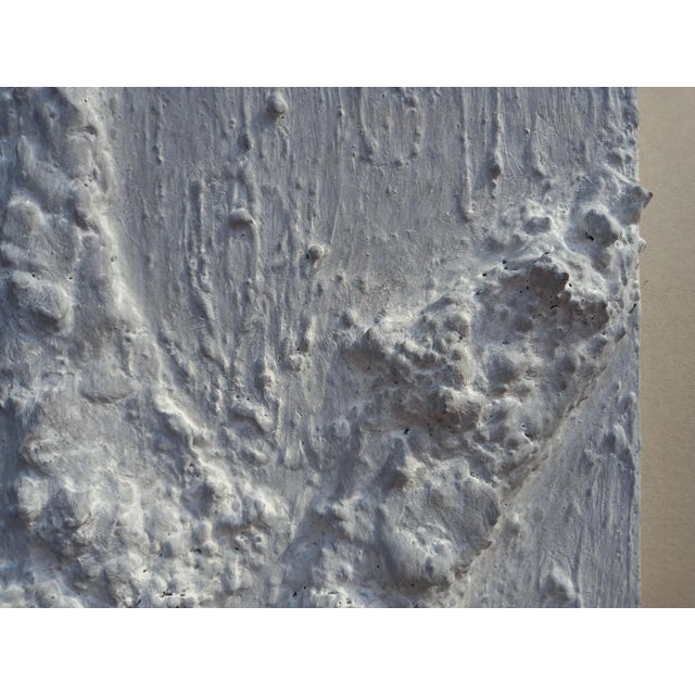 2020s #Neutral Palette Abstract Relief Brutalist Oil Painting #1 by Diane Grant For Sale - Image 5 of 12