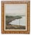 Original oil on canvas by Hugues Claude Pissarro (b. 1935), circa 2003. This finely textured coastal landscape captures...