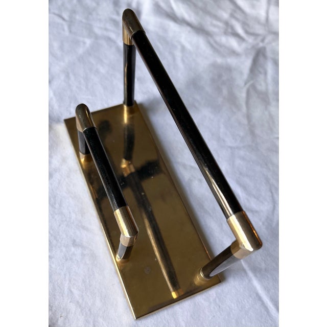 Vintage Mixed Metal Envelope Holder For Sale - Image 4 of 6