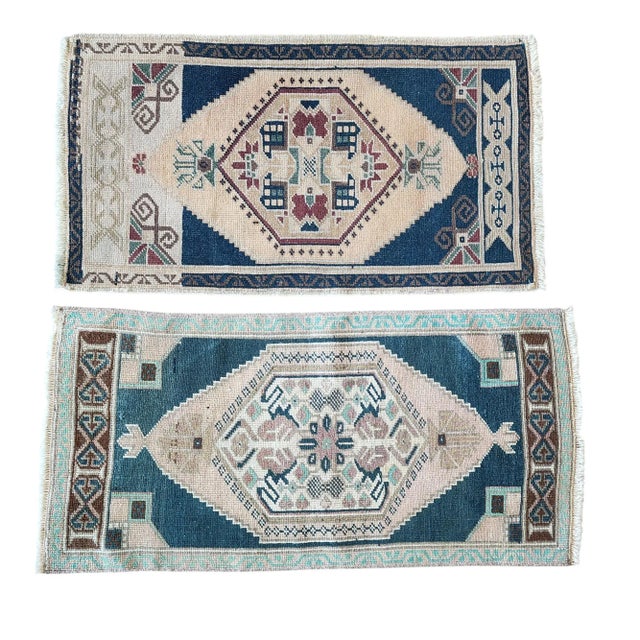 Turkish Small Rug - Set of Two For Sale - Image 4 of 10