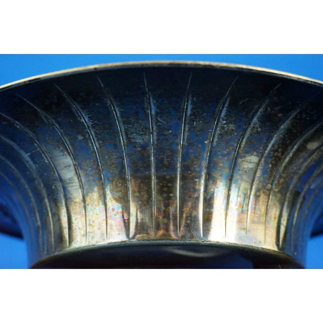 Vintage Silver-Plated Brass Bon Bon Bowl by Josef Hoffmann, 1920s For Sale - Image 16 of 18