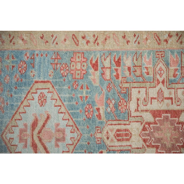 Traditional Vintage Distressed Karaja Rug Runner - 3'5" X 14'9" For Sale - Image 3 of 12