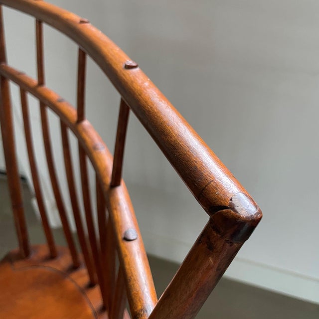 Wood Windsor Chair, USA, 1920s For Sale - Image 7 of 11