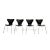 Vintage Butterfly Chairs by Arne Jacobsen for Fritz Hansen, Set of 4 For Sale - Image 5 of 8