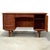 Brown 1950s Danish Teak Executive Desk W/ Rear Shelving For Sale - Image 8 of 12