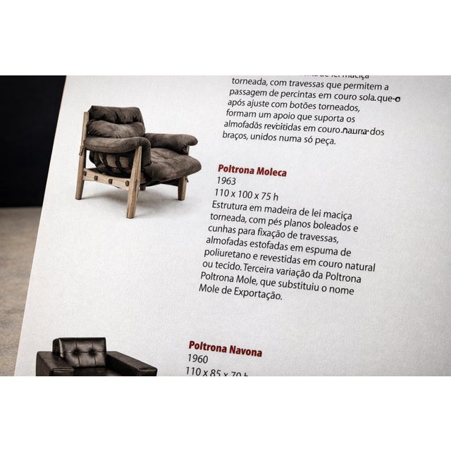 “Moleca” Lounge Chair with Ottoman in Rosewood & Leather, Sergio Rodrigues, 1963, Brazil - Lot 214-346 For Sale - Image 16 of 17