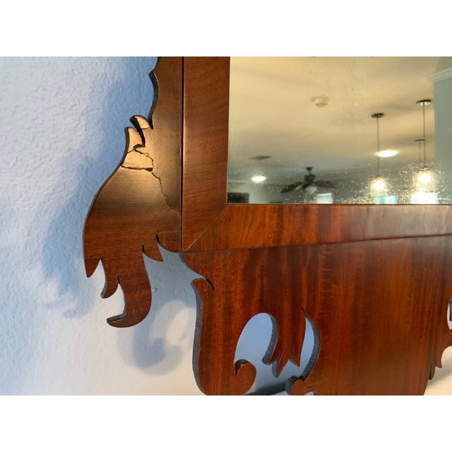 Mid 18th Century Chippendale Mahogany Mirror For Sale - Image 12 of 14