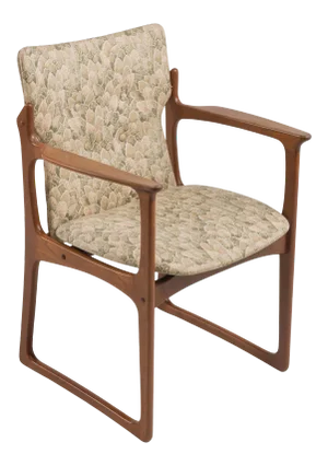 1970s Mid-Century Teak Unmarked Vamdrup Stolefabrik Attributed Armchair