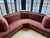 Custom Mohair Velvet Banquette Sectional For Sale - Image 4 of 16
