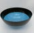 Mid-Century Modern Danish Modern Krenit Style Enamel Bowl in Turquoise and Black For Sale - Image 3 of 10