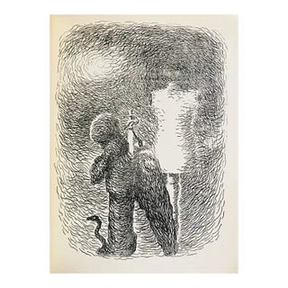 1948 Rene' Magritte Illustration 8, Les Chant De Maldoror For Sale